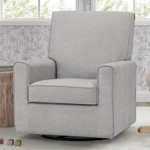 Stone Grey (785) 16-Sophie Nursery Glider Swivel Chair with LiveSmart Fabric
