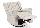 Linen (150) 18-Emmie Electronic Power Recliner and Swivel Glider with USB Port in LiveSmart Performance Fabric