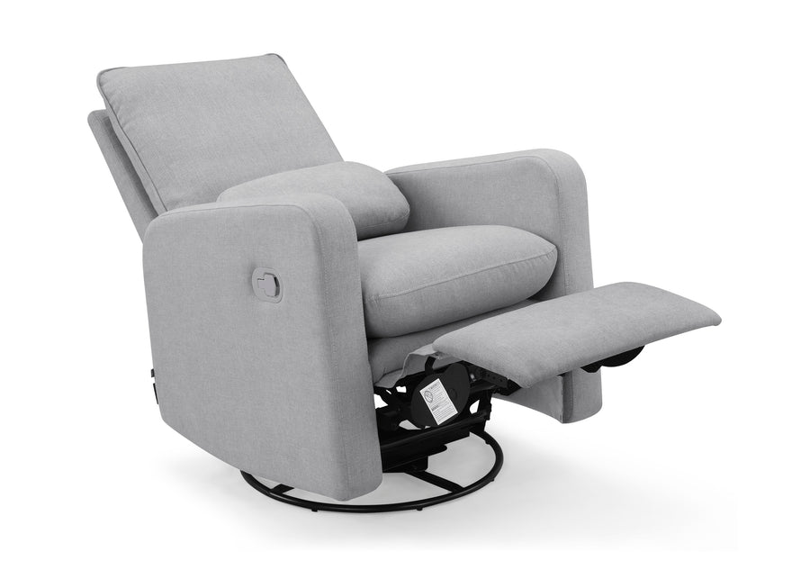 Grey (1485) 15-babyGap Cloud Recliner with LiveSmart Evolve Fabric