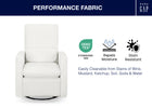 Arctic White (767) 33-Cloud Recliner and Swivel Glider with Stain-Resistant Performance Fabric