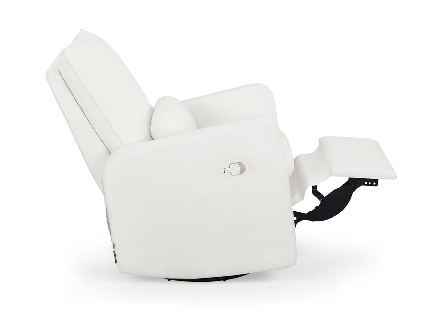 Arctic White (767) 19-Cloud Recliner and Swivel Glider with Stain-Resistant Performance Fabric