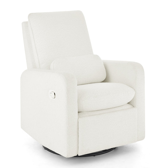 DCB: White Boucle (1539) 6-babyGap Cloud Recliner with Stain-Resistant Performance Boucle Fabric