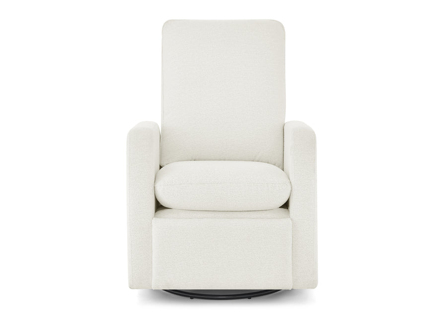 White Boucle (1539) 2-babyGap Cloud Recliner with Stain-Resistant Performance Boucle Fabric