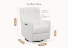Pearl (1457) 8-Mercer Electronic Power Recliner and Swivel Glider with USB-A and Type-C Ports in Stain-Resistant Performance Fabric