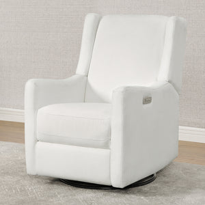 Mercer Electronic Power Recliner and Swivel Glider with USB Port in LiveSmart Performance Fabric 8