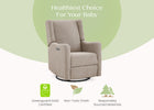 Sand Sherpa (1561) 19-Mercer Electronic Power Recliner and Swivel Glider with USB-A and Type-C Ports in Stain-Resistant Performance Fabric