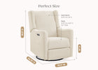 Shell Sherpa (1562) 53-Mercer Electronic Power Recliner and Swivel Glider with USB-A and Type-C Ports in Stain-Resistant Performance Fabric