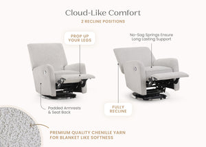Fog (1520) 16-Nest Nursery Swivel Recliner