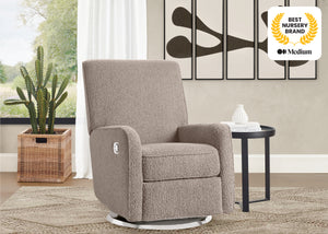 delta children nest recliner Nest Nursery Swivel Recliner