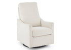 Ivory (1556) 4-Andie Boucle Nursery Glider Swivel Chair