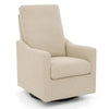 DCB: Light Camel (1584) 13-Andie Boucle Nursery Glider Swivel Chair
