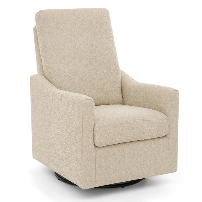 DCB: Light Camel (1584) 13-Andie Boucle Nursery Glider Swivel Chair