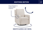 Sand (1546) 37-babyGap Harlowe Power Recliner and Swivel Glider with USB-A and Type-C Ports in Stain-Resistant Performance Fabric