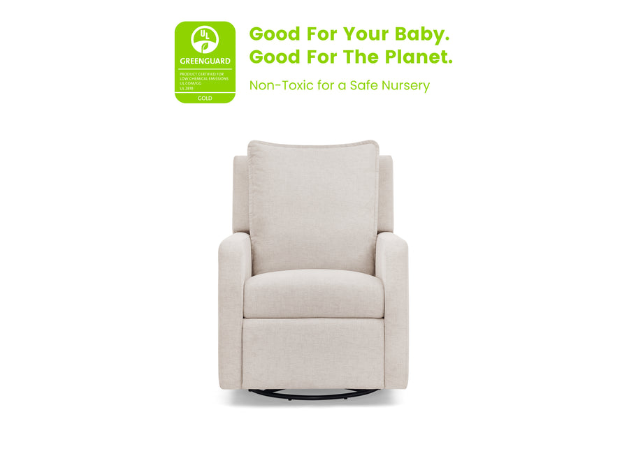 Sand (1546) 40-babyGap Harlowe Power Recliner and Swivel Glider with USB-A and Type-C Ports in Stain-Resistant Performance Fabric