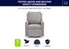 Ash (1547) 19-babyGap Harlowe Power Recliner and Swivel Glider with USB-A and Type-C Ports in Stain-Resistant Performance Fabric