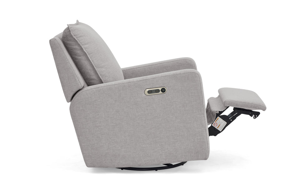 Ash (1547) 12-babyGap Harlowe Power Recliner and Swivel Glider with USB-A and Type-C Ports in Stain-Resistant Performance Fabric