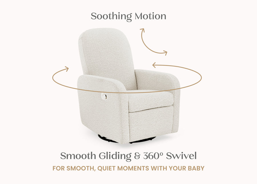 Ivory (1556) 17-Teddy Nursery Swivel Recliner