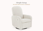 Ivory (1556) 18-Teddy Nursery Swivel Recliner