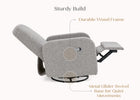 Grey (1557) 8-Teddy Nursery Swivel Recliner