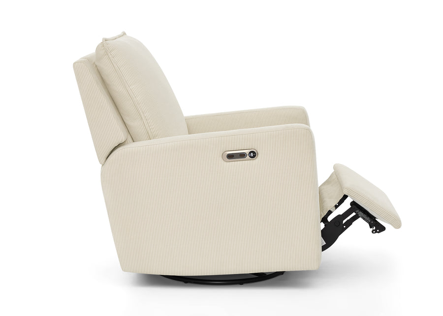Almond (1581) 41-babyGap Harlowe Power Recliner and Swivel Glider with USB-A and Type-C Ports in Stain-Resistant Performance Fabric