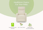 Cream (1585) 8-Riley Pushback Stationary Recliner