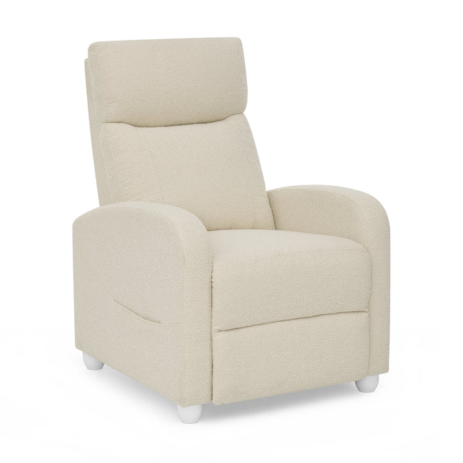 DCB: Cream (1585) 13-Riley Pushback Stationary Recliner