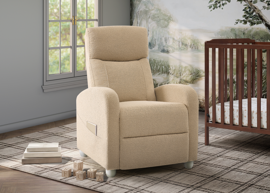 Wheat (1586) 15-Riley Pushback Stationary Recliner