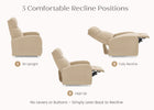Wheat (1586) 17-Riley Pushback Stationary Recliner