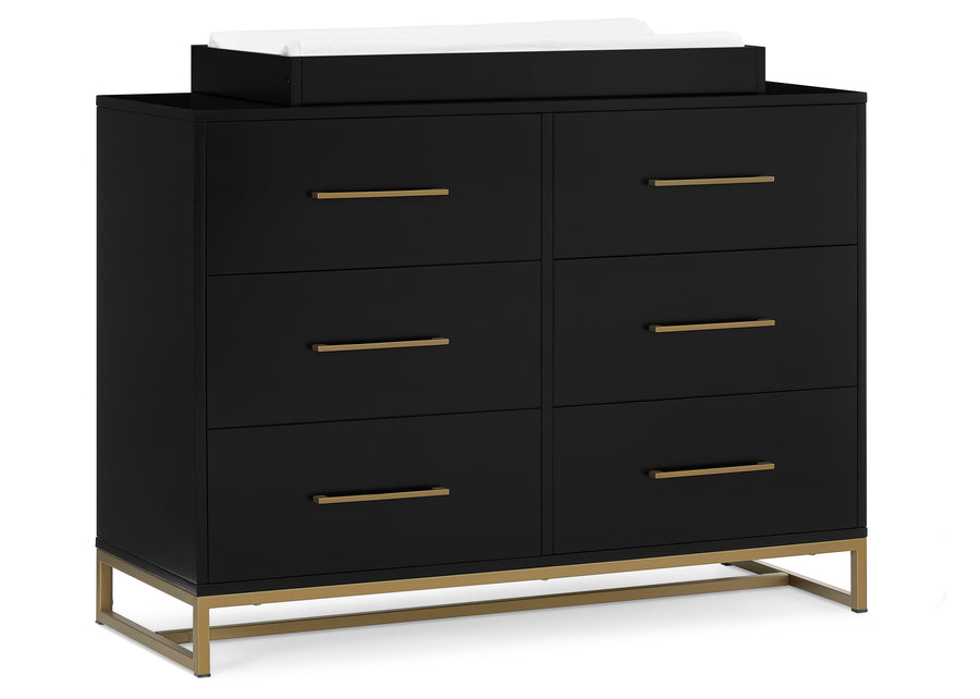 Jade 6 Drawer Dresser with Interlocking Drawers 20-Jade 6 Drawer Dresser with Interlocking Drawers