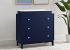 Navy with Light Blue (1476) 16-babyGap Legacy 3 Drawer Dresser