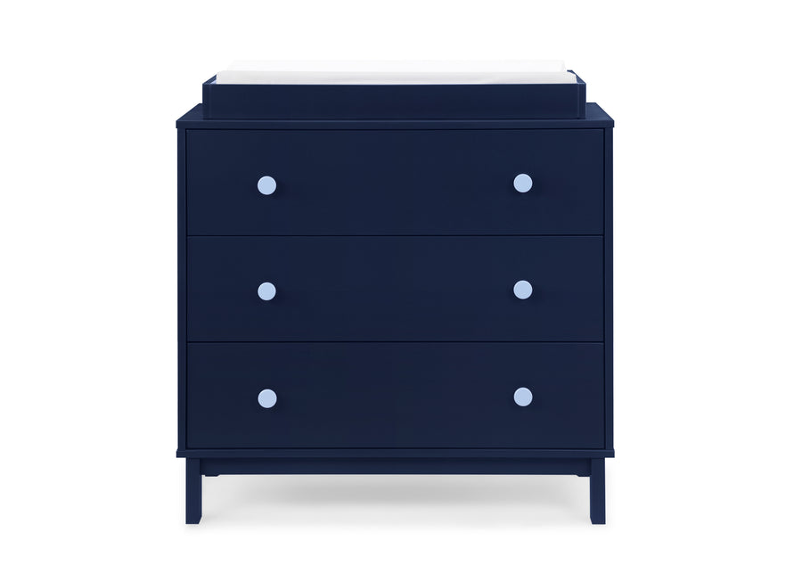 Navy with Light Blue (1476) 17-babyGap Legacy 3 Drawer Dresser
