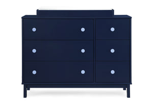 Navy with Light Blue (1476) 5-babyGap Legacy 6 Drawer Dresser with Interlocking Drawers