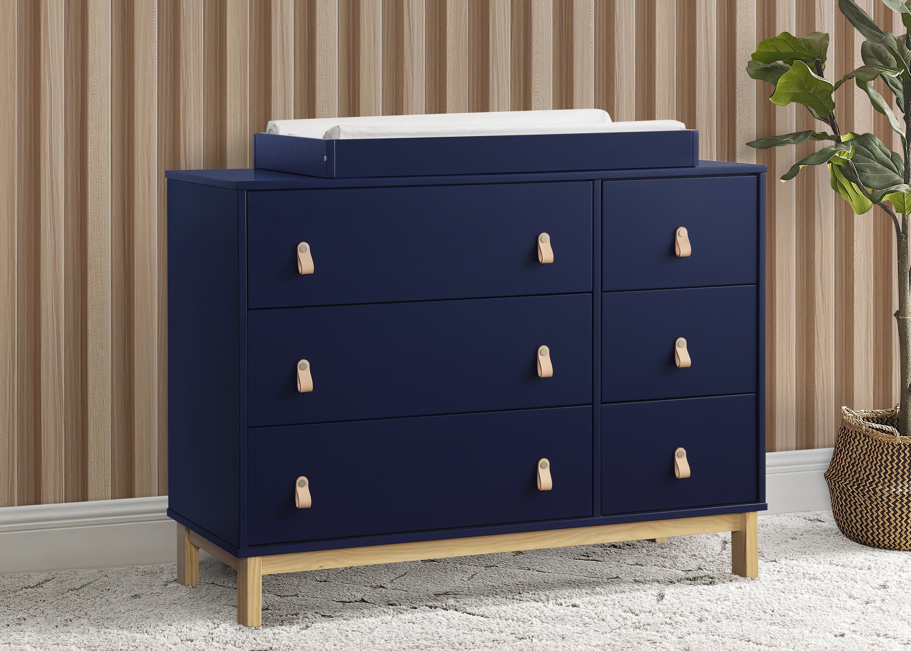 babyGap Legacy 6 Drawer Dresser with Leather Pulls - Delta Children