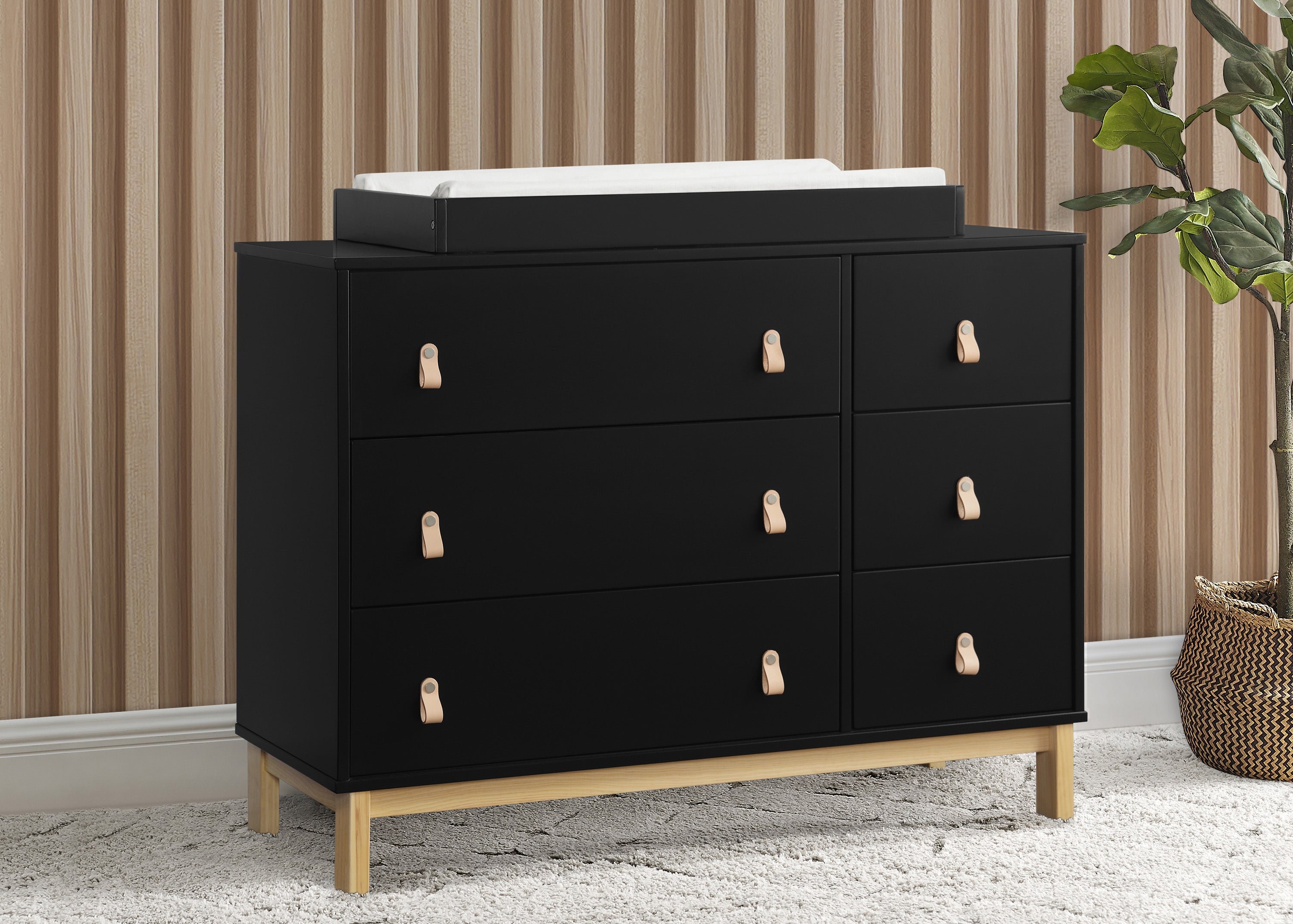 babyGap Legacy 6 Drawer Dresser with Leather Pulls - Delta Children