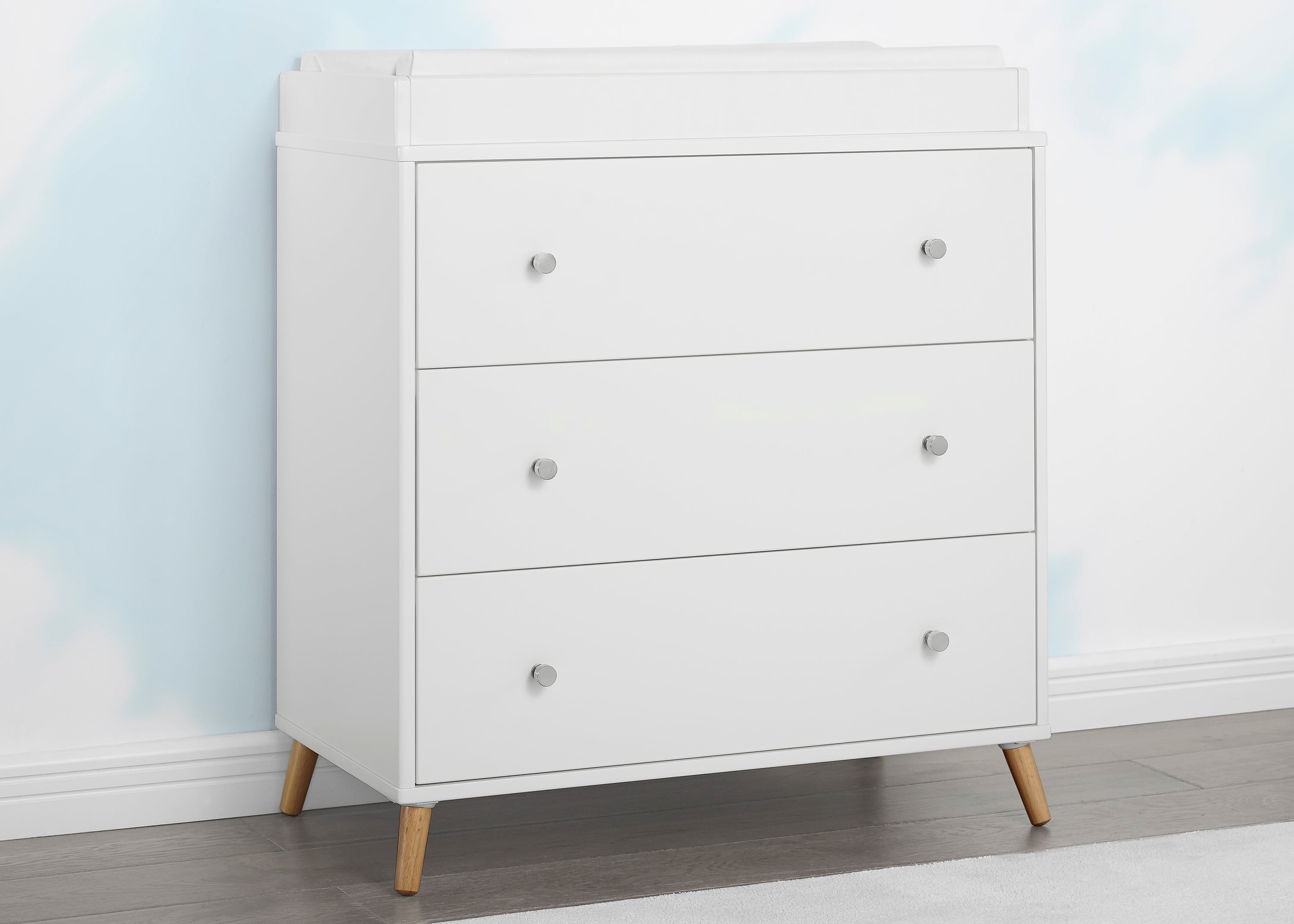 Jordan 3 Drawer Dresser with Interlocking Drawers | Delta