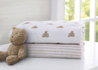 babyGap Tan Teddy Bears & Stripes 100% Organic Cotton Crib Sheets - 2 Pack 6-babyGap Tan Teddy Bears & Stripes 100% Organic Cotton Crib Sheets - 2 Pack