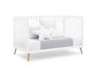 Bianca White with Natural (123) 28-Jordan 4-in-1 Convertible Crib