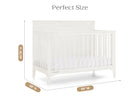 Antique White (1545) 6-Kendall 6-in-1 Convertible Crib