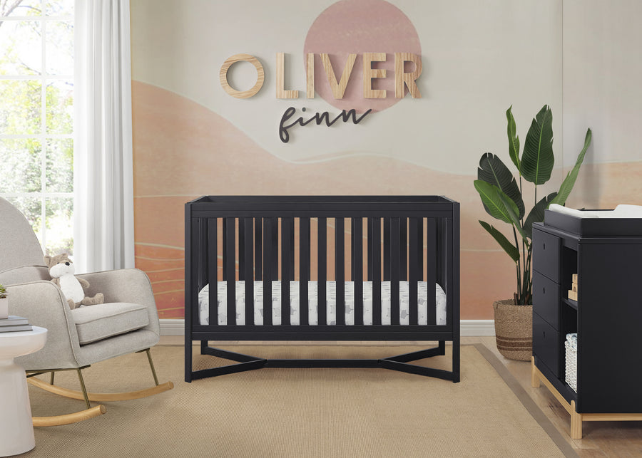 Midnight Grey (1360) 18-Tribeca 4-in-1 Convertible Crib