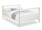 Bianca White with Natural (123) 52-Casey 6-in-1 Convertible Crib
