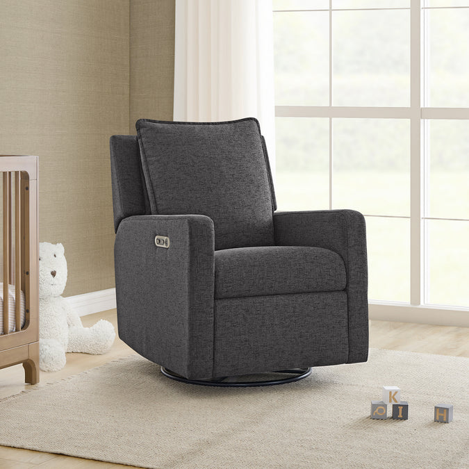 Charcoal (1548) 24-babyGap Harlowe Power Recliner with USB-A and Type-C Ports in Stain-Resistant Performance Fabric