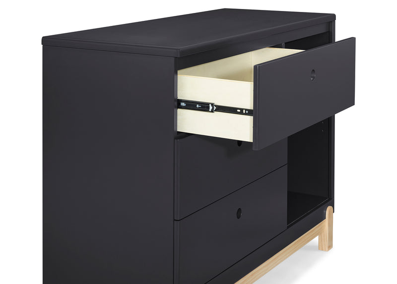 Poppy 3 Drawer Dresser with Cubbies