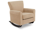 Beige rocking chair on a white background 12-Lancaster Rocking Chair featuring LiveSmart Fabric by Culp