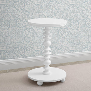 Bianca White (130) 3-Palmer End/Side Table