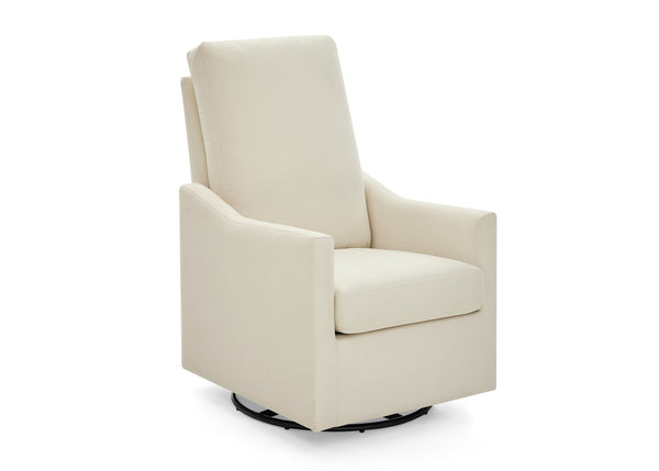 delta children emmie electronic power recliner and swivel glider Andie Nursery Glider Swivel Chair with Stain-Resistant LiveSmart Fabri