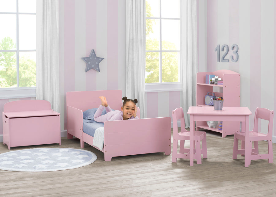 Dusty Rose Pink (692C) 1-MySize Toddler Bed