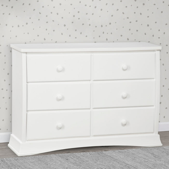 btcuvmenneln6tj6szne 2-Bentley 6 Drawer Dresser with Interlocking Drawers