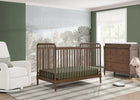 Teak Brown (1526) 15-Saint 4-in-1 Convertible Crib
