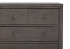 Rustic Grey (084) 5-Cambridge 3 Drawer Dresser with Interlocking Drawers