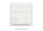 Bianca White (130) 2-3 Drawer Dresser with Interlocking Drawers